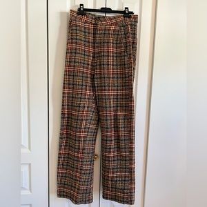 Women’s free people plaid trouser